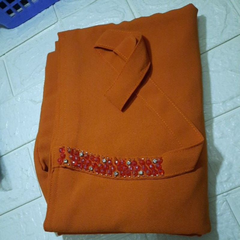 Thewa//Khimar Kalina Ori Thewa-Merah bata muda/oren