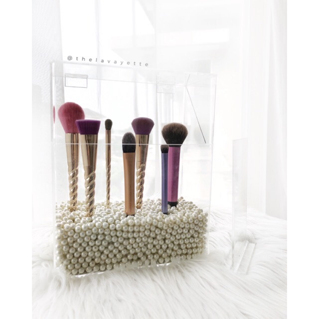 

Acrylic Brush Holder Lid + Sekat size LARGE / Tempat Brush / Brush Holder Acrylic