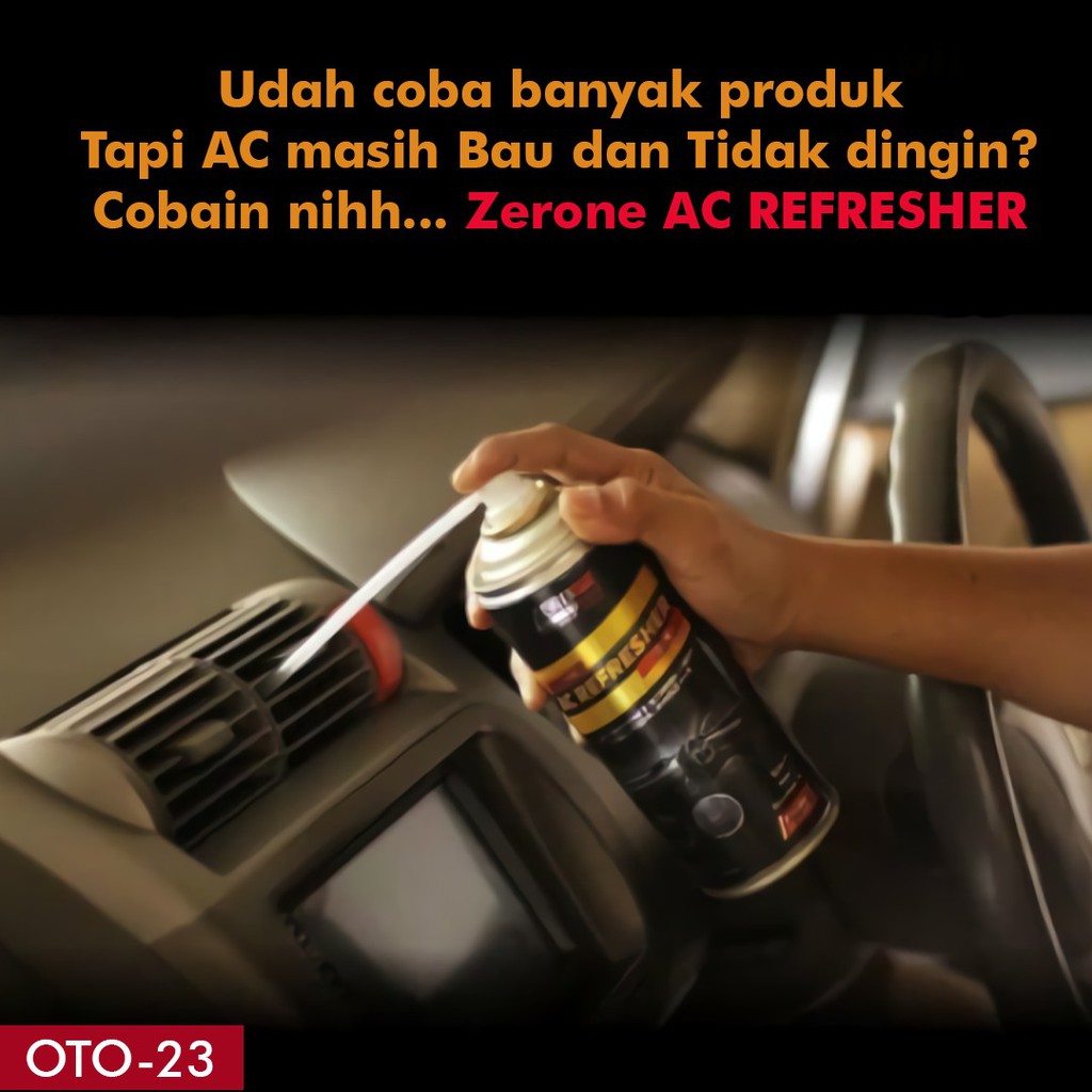 Pembersih Evaporator kisi mobil ventilasi udara penyegar ac refresher aroma lemon citrus zerone quick