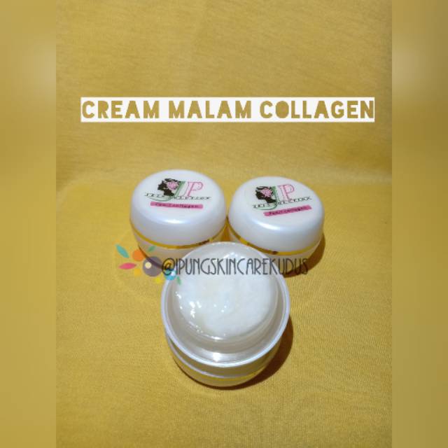 Cream Malam Collagen Ipung Skincare