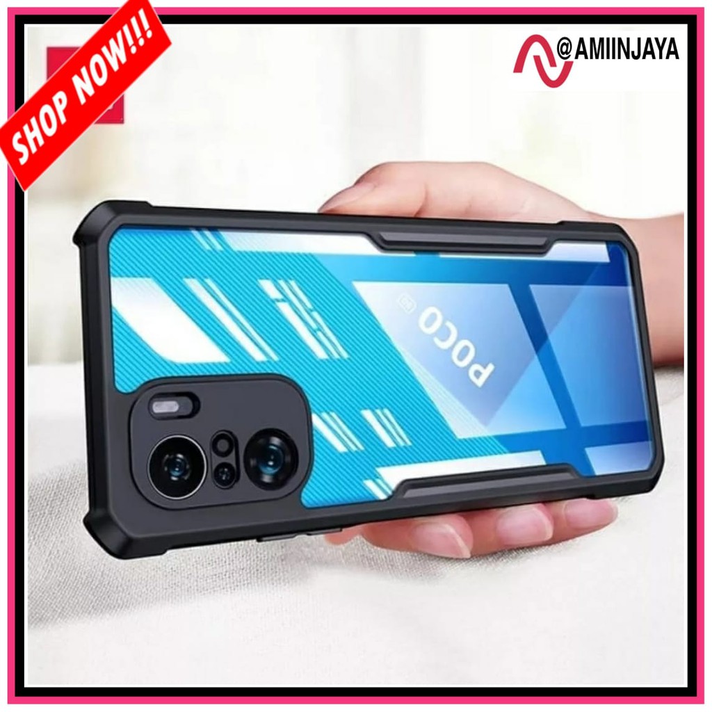 Case Xiaomi Poco F3 Shockproof Armor Transparent Premium Hard Case