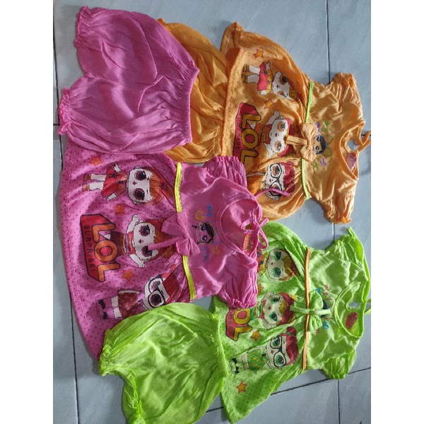 Set Setelan Baju Celana anak bayi usia / Umur 2-3bulan 2/3bulan