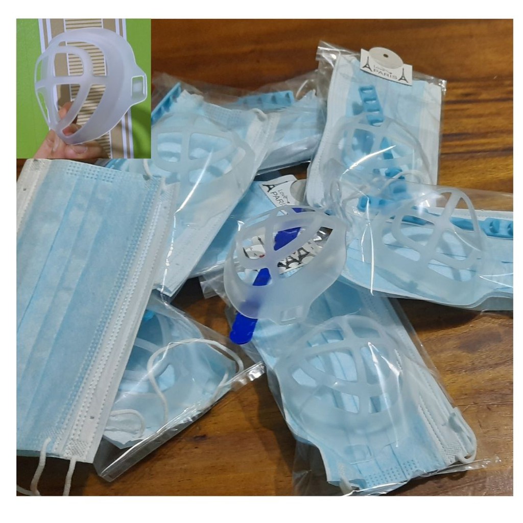 Penyangga Rangka Breket Dan Pengait Masker Earloop 1 Set 113168