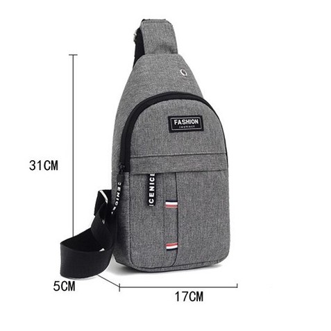 JOS0010 Tas Selempang Fashion Pria / Tas Bahu Pria / Shoulder Bag / Ada Lubang Headset &amp; USB