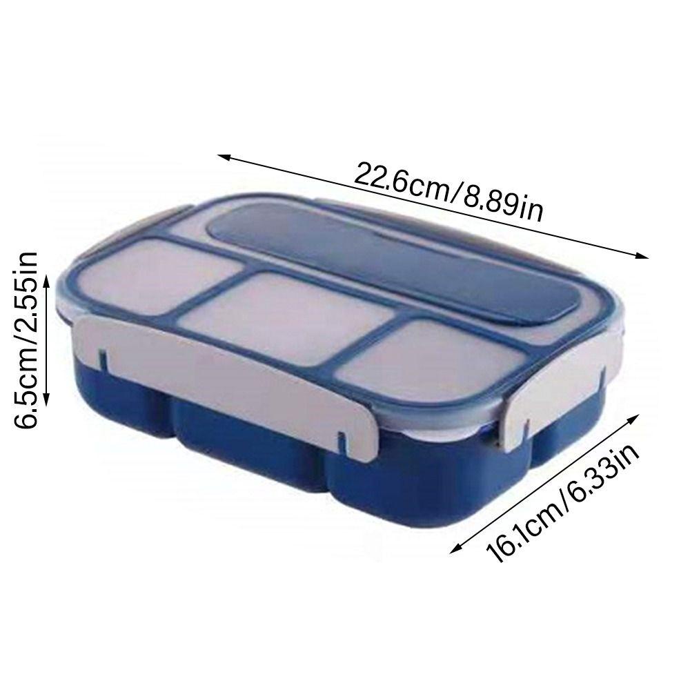 Solighter Lunch Box Anti Bocor Microwave Kapasitas Tinggi 4sekat