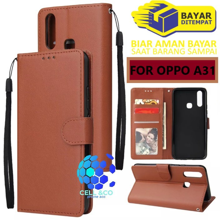 Flip cover OPPO A31 Flip case buka tutup kesing hp casing flip case leather wallet