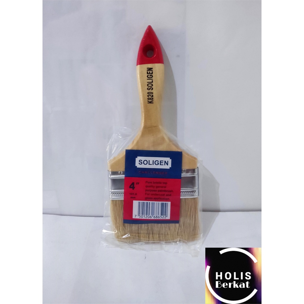 Koas / Kuas Cat / Paint Brush Ukuran 4&quot; inch K820 SOLIGEN