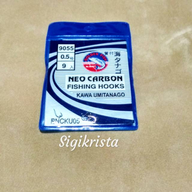 Mata Kail Pancing NEO CARBON - 9055 Putih - lubang