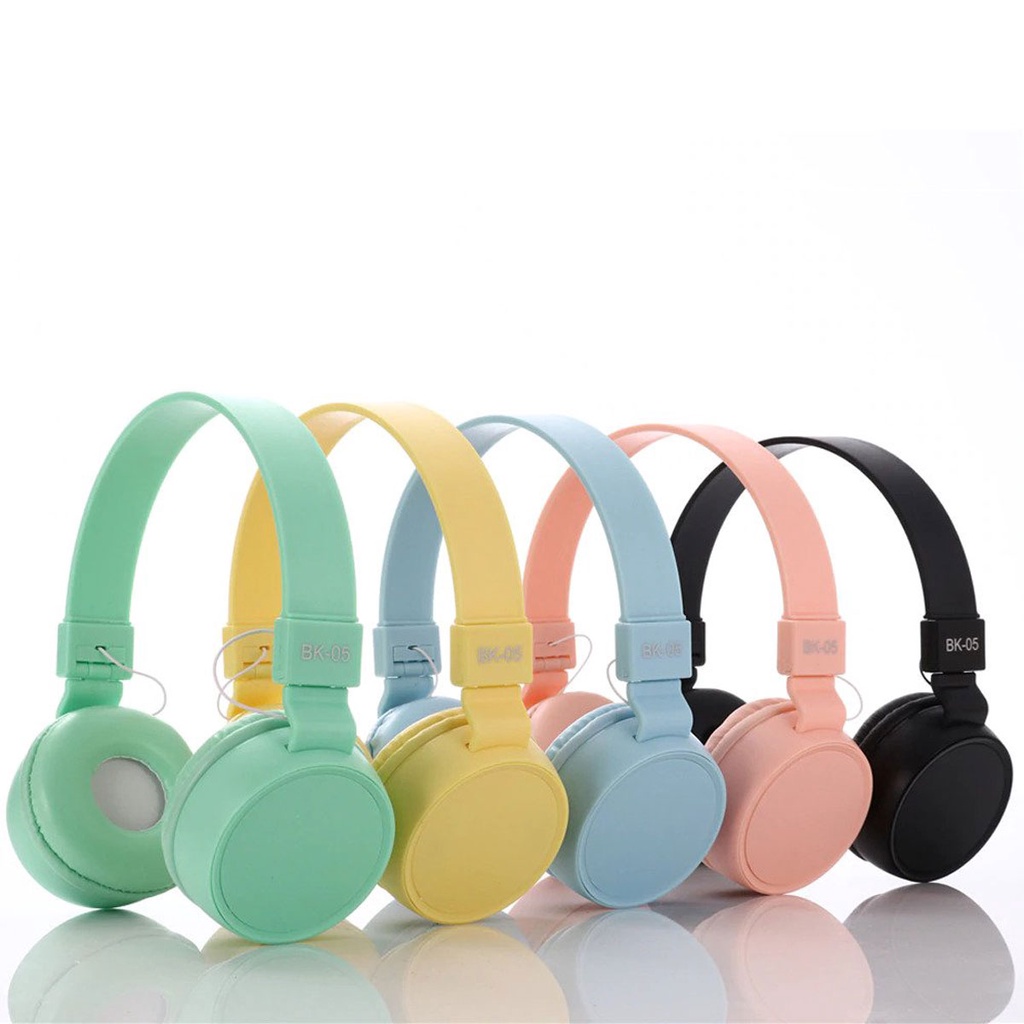 HEADPHONE GAMING K2 PREMIUM QUALITY K2-BK05 MACARON Stereo Bass-2