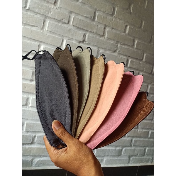 Masker Korea/masker KF94 /masker kain KF94 3lpy/3lapis headloop earloop hijab