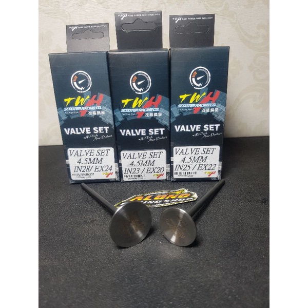 klep batang 4.5mm merk twh bukan brt gfracing ee