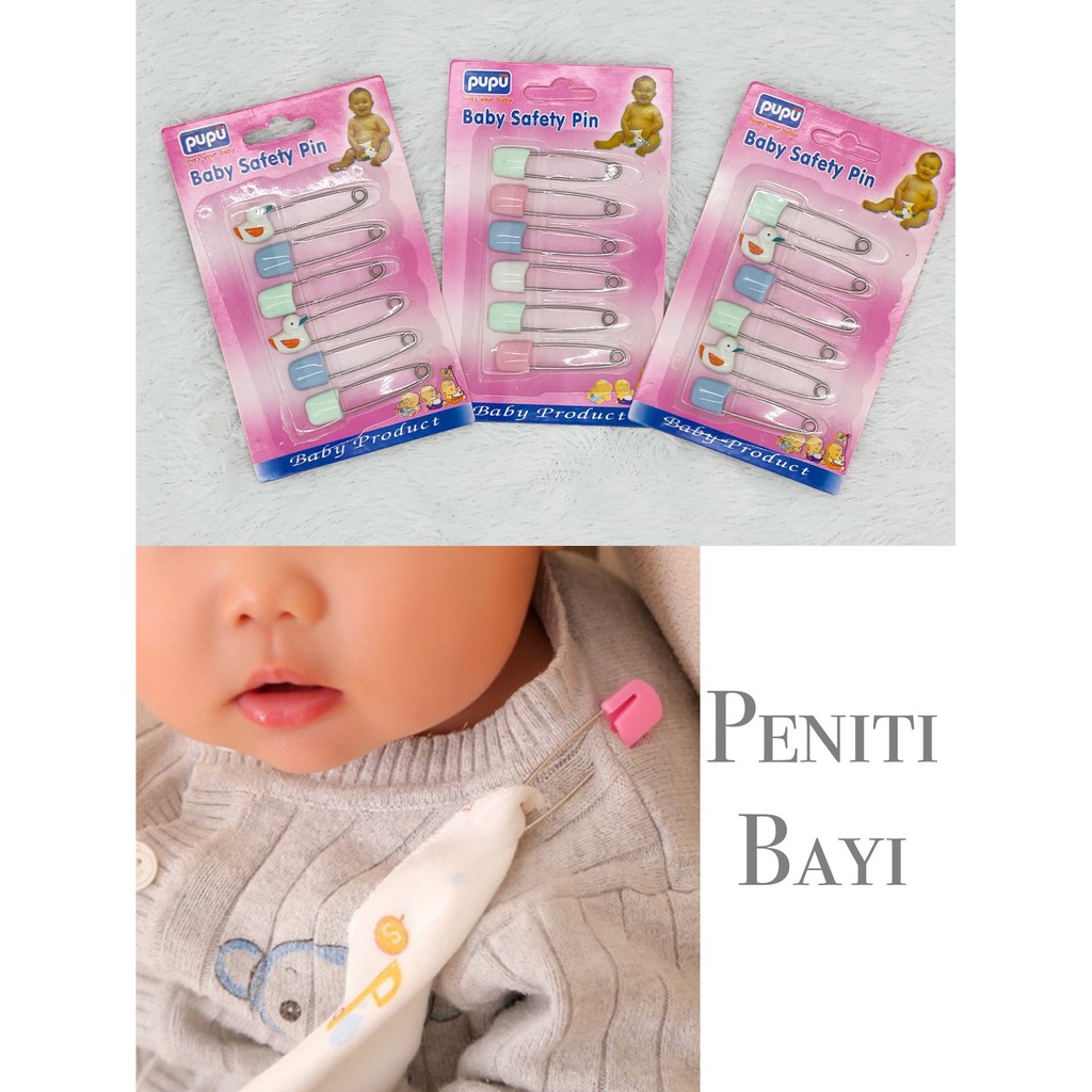 PENITI / SAFETY PIN Untuk Bayi / Baju Anak Kecil