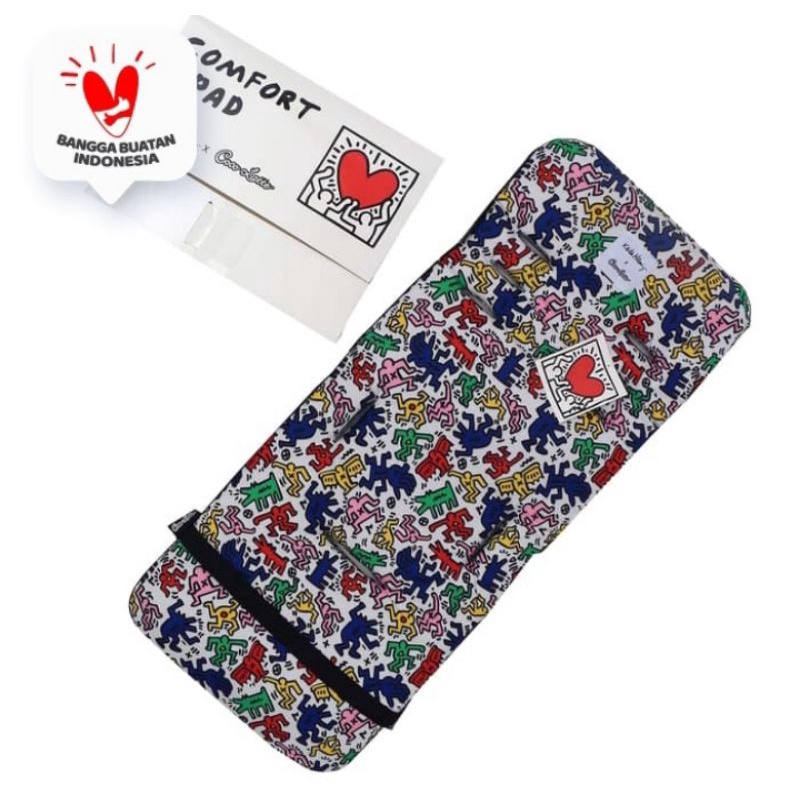 COMFORT PAD ALAS STROLLER CHOCOLATE KEITH HARING