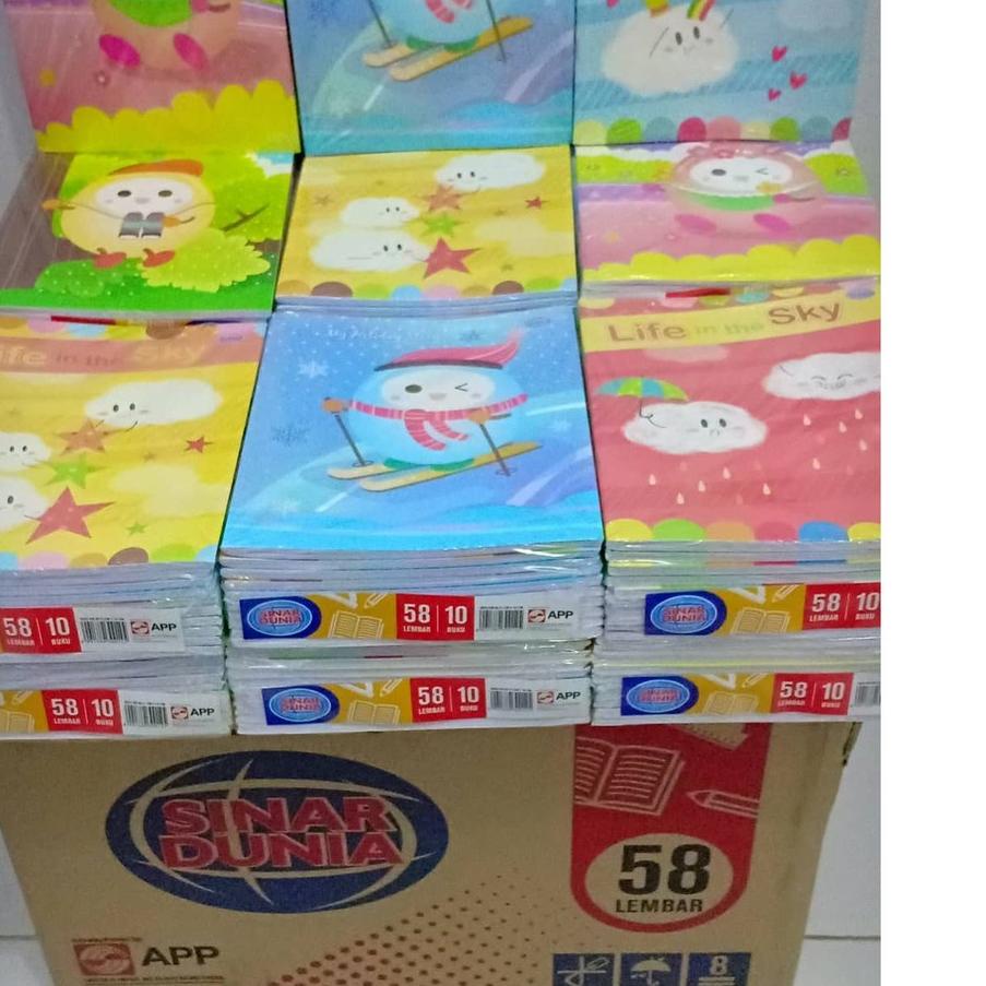 

Terlaris buku tulis sidu 58 lembar/ buku tulis sidu 10pcs ,.