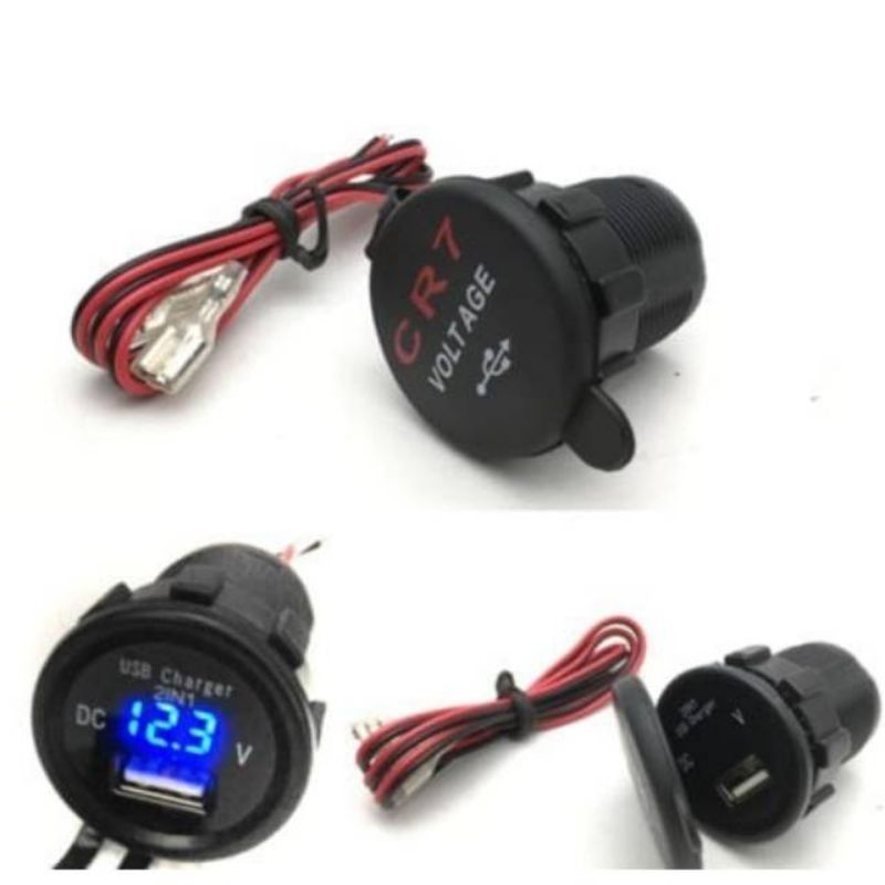 CHARGER + VOLTMETER HP SEMUA MOTOR