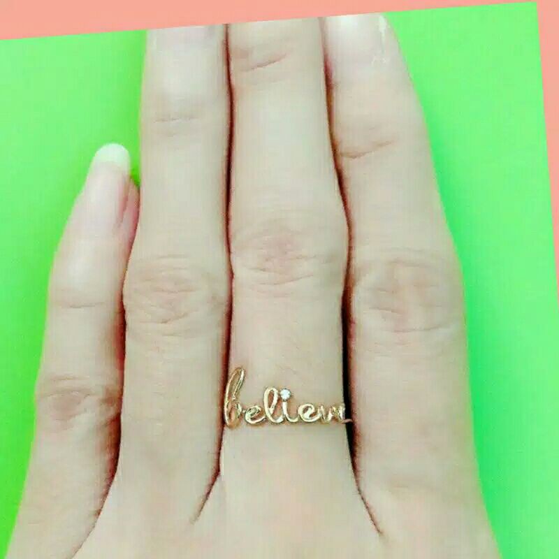 CINCIN EMAS LINEA WISH BELIEVE UBS KADAR 300
