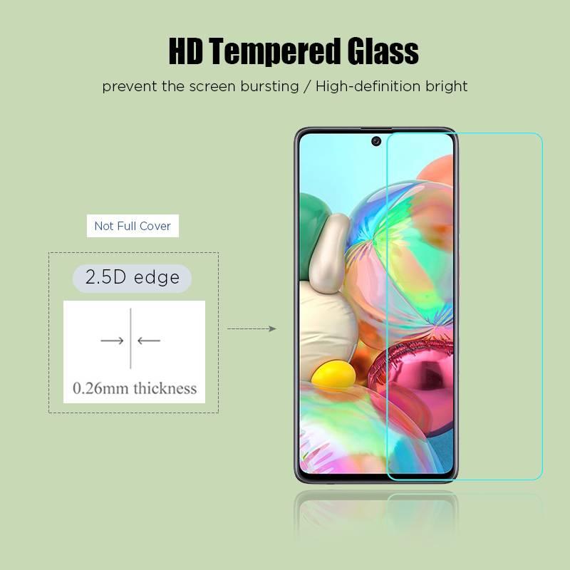 3PCS Tempered Glass for Samsung A51 A31 A41 A71 A01 A11 Screen Protector for Samsung Galaxy A21S A20S A20E A30 A40 A70 A50 Glass