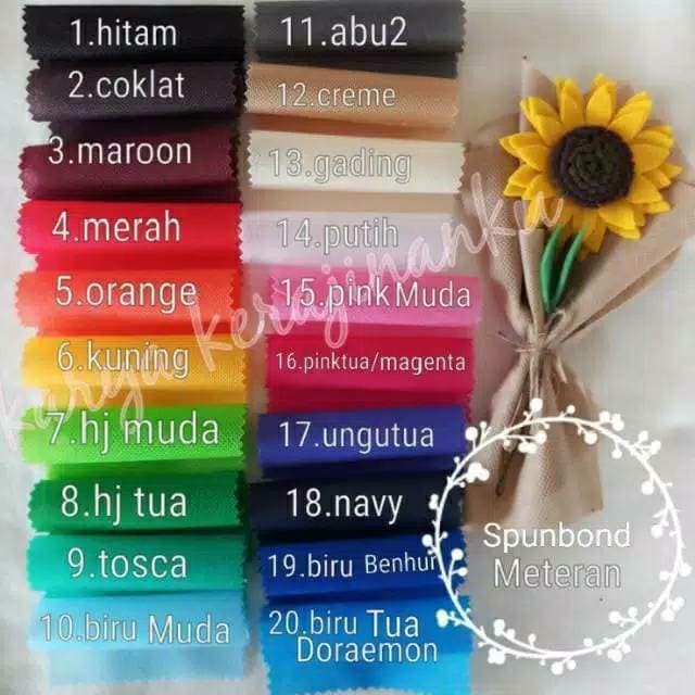PROMO Kertas spunbond Kain spunbond kertas tisu spunbond meteran