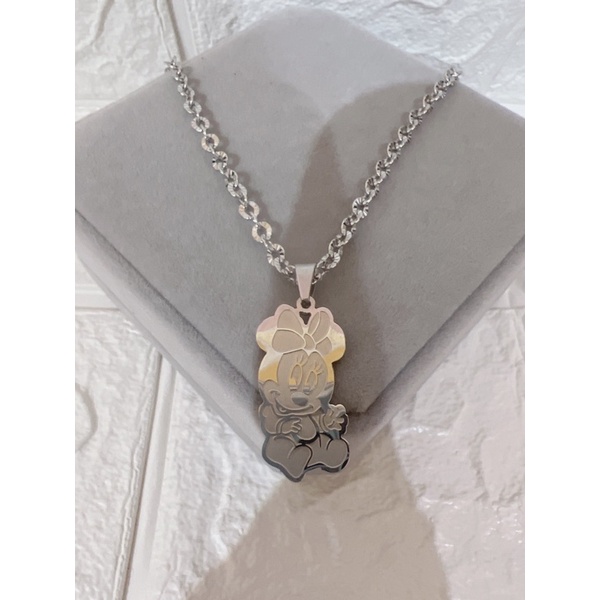 Kalung anak titanium silver