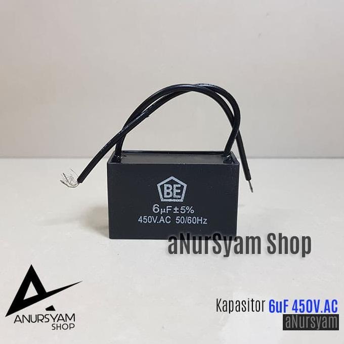 Kapasitor 6uf 450V BE /Capacitor 6 uf 450 V AC anursy44 Ayo Beli