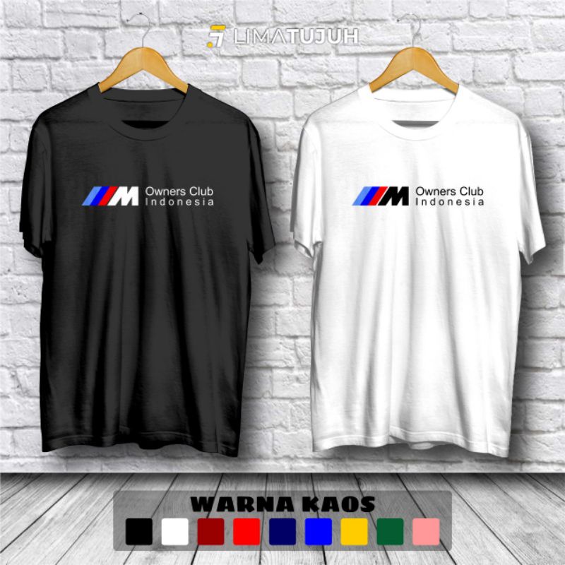 Kaos Baju Racing BMW Owner Club Indonesia Kaos Otomotif - High Quality