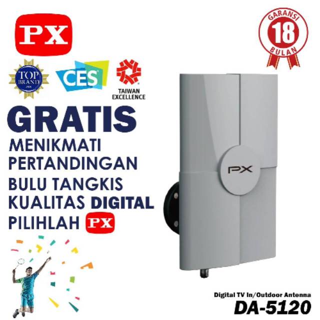 ANTENA DIGITAL INDOOR PX DA-5120