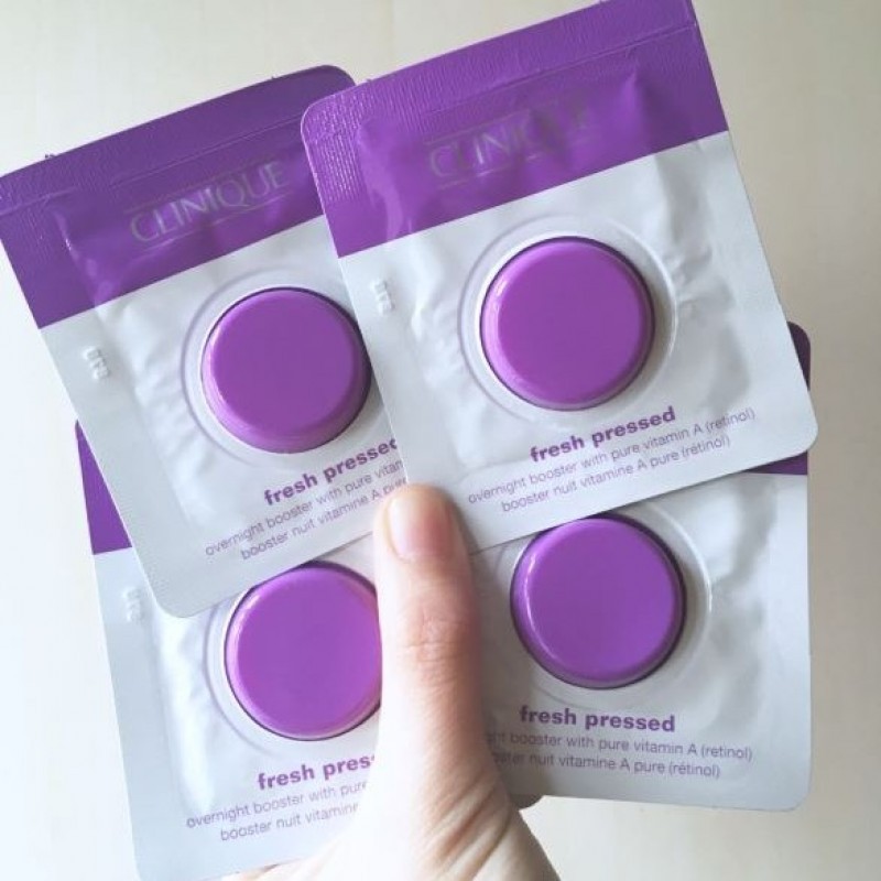 

(Sachet) CLINIQUE Fresh Pressed™ Overnight Booster with Pure Vitamin A (Retinol)