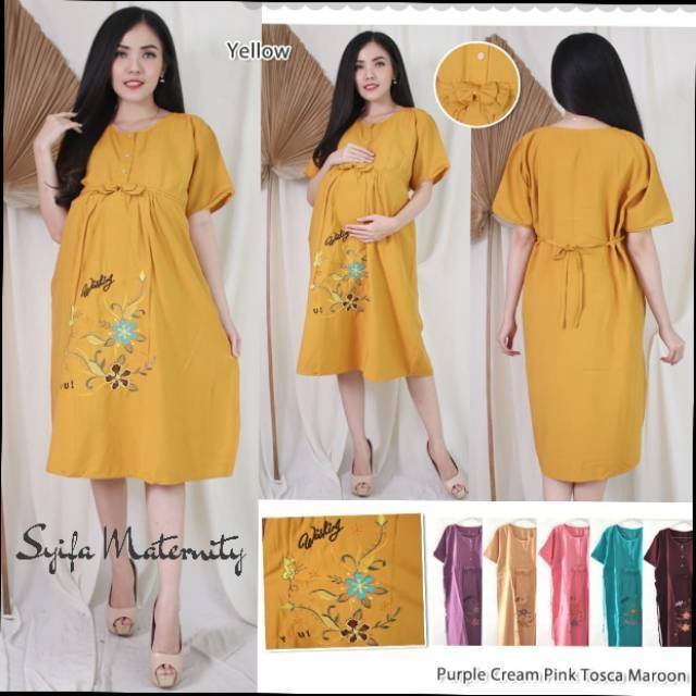 AT138 Dress hamil dan menyusui