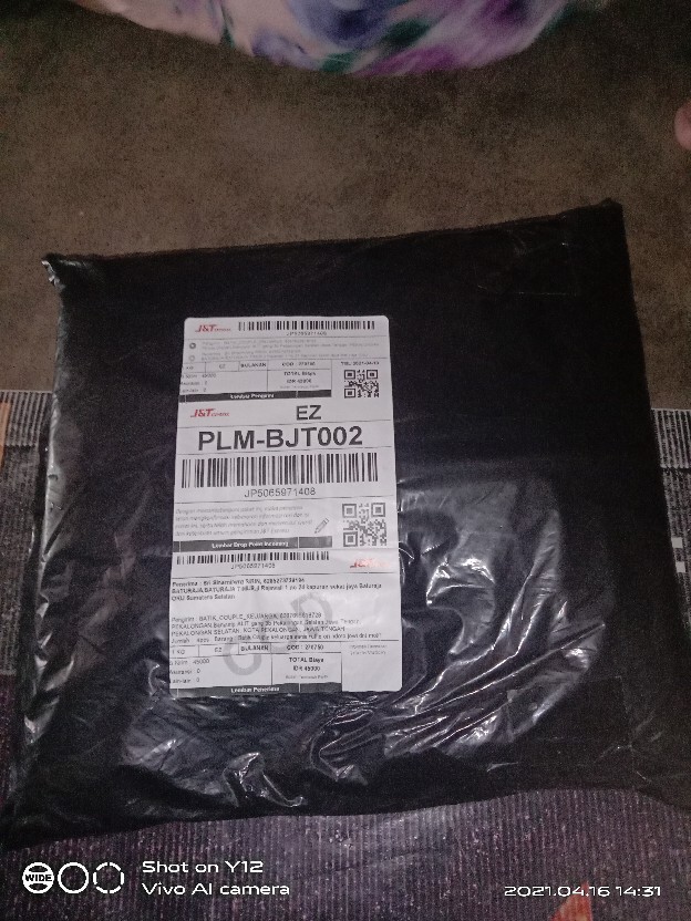 Batik Couple Keluarga Sania Ruffle Ori Ndoro Jowi Dnt Motif Rembulan Abu