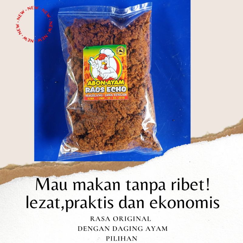 

Abon Ayam Murah Asli Enak Raos Echo Magelang