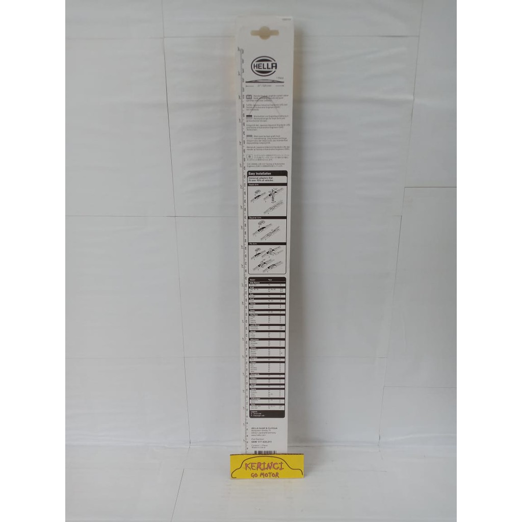 WIPER BLADE PREMIUM HELLA 21&quot; - WIPER HELLA BLADE PREMIUM