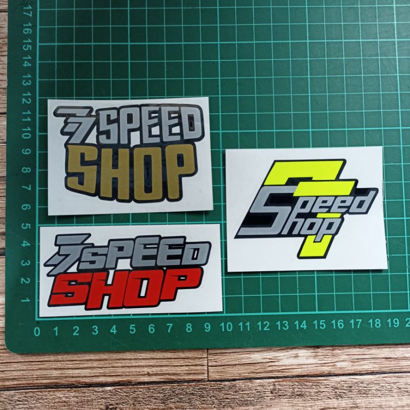 

77 speed shop sticker cutting stiker