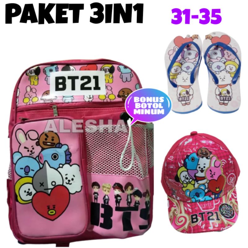 TAS RANSEL ANAK PEREMPUAN BT KPOP KOREA BT