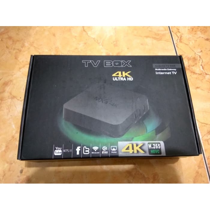 Mediatech smart TV Box Android MXQ 4K wifi dan lan TV BOX
