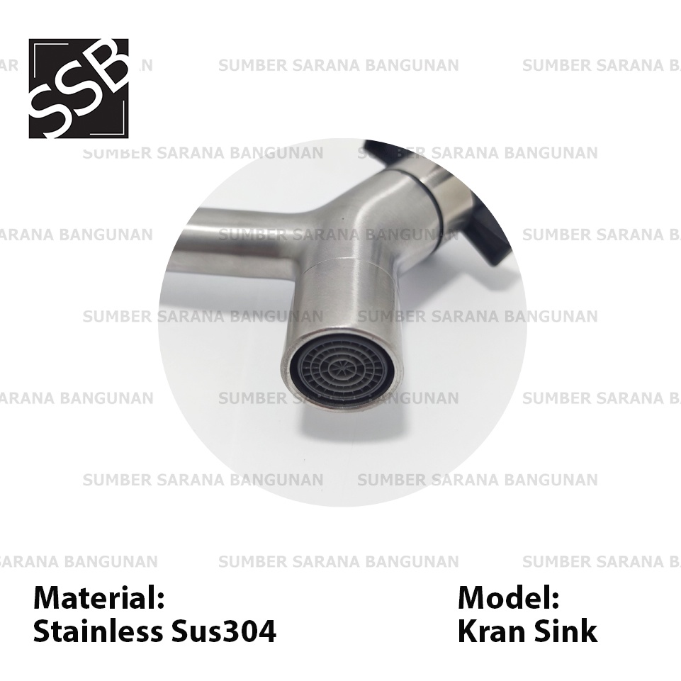 Kran Sink Stainless Minimalis / Keran Cuci Tangan SUS304 212