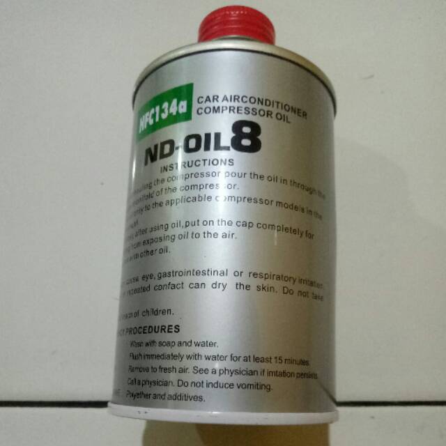 Oli kompresor ac mobil nd 8 oil hfc r134