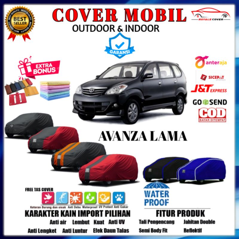 Cover Body Sarung Mobil Toyota Avanza Lama Selimut Mantol Pelindung Mantel Jas Mobil Avansa Warna