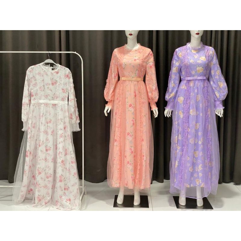 Gamis Bunga Korea Tile By Vivorie