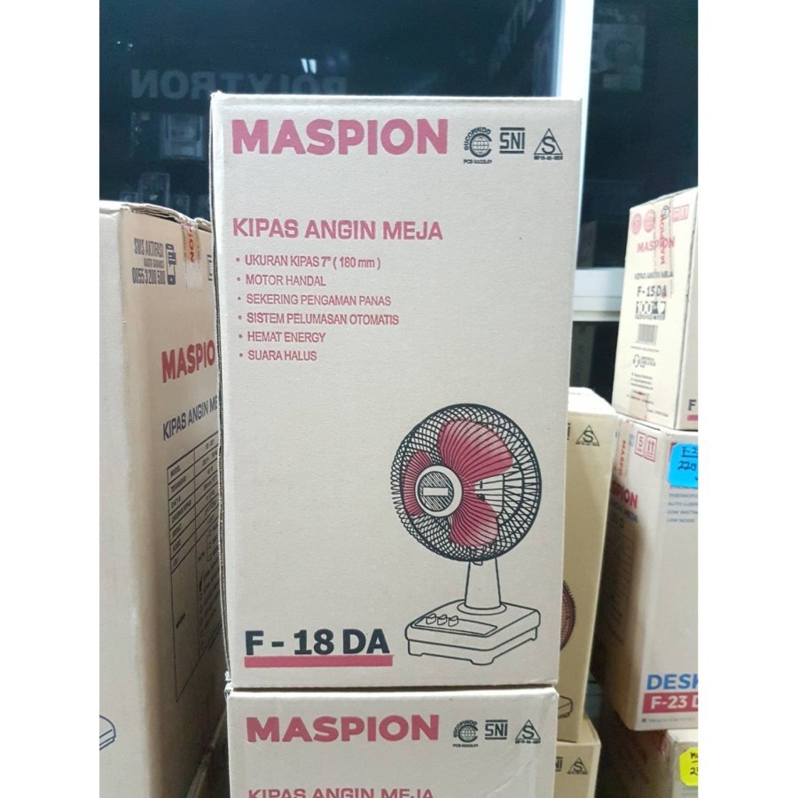 Maspion Kipas Angin Meja Desk Fan F-18 DA F 18 DA