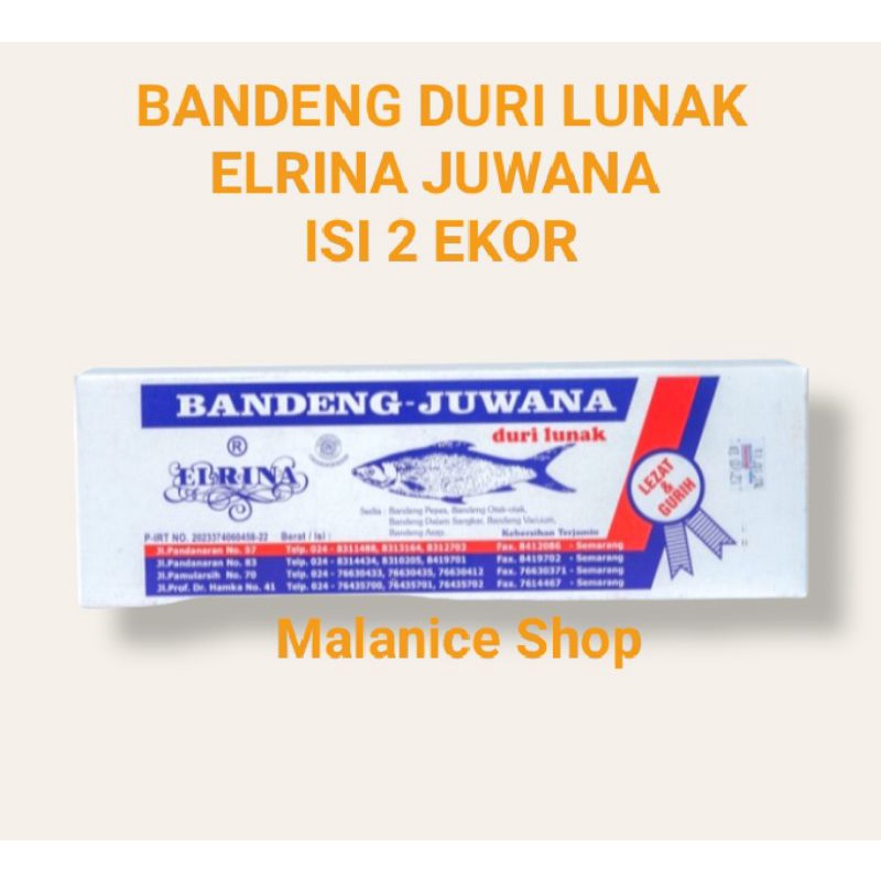 

BANDENG DURI LUNAK ELRINA JUWANA ISI 2 EKOR KEMASAN VACUM