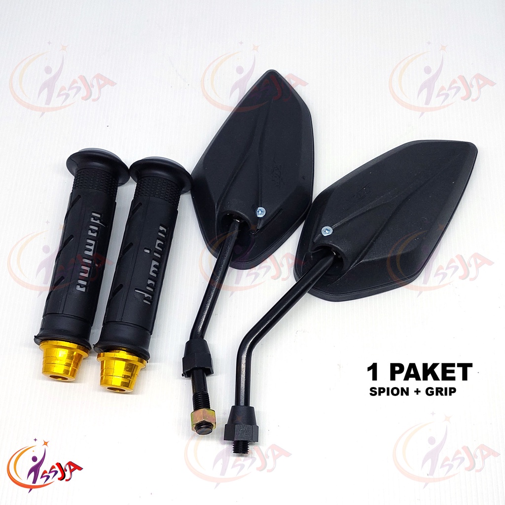 1 PAKET SPION CARBON MOTOR YAMAHA MODEL JUPITER Z CARBON TWOTONE PAKET GRIP JALU