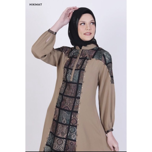 Terbaru Abaya Hikmat A8911 Original