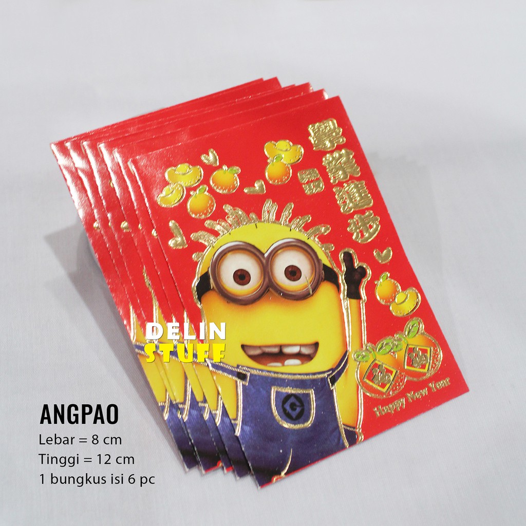 

Angpao Anak / Angpao Imlek / Amplop Minion isi 6 pc 2307390