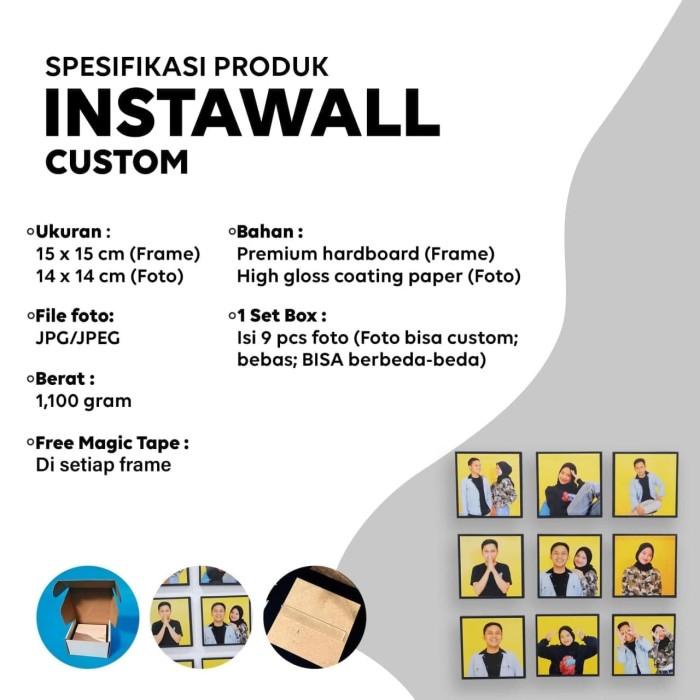 Hiasan dinding instawall / Foto frame dinding / foto tempel