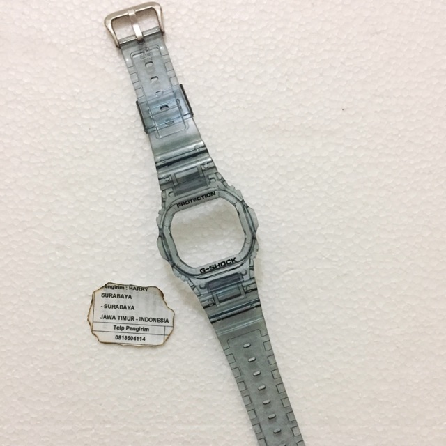 BNB Gshock DW5600 GREY SMOKE Strap Besel Casio G-shock