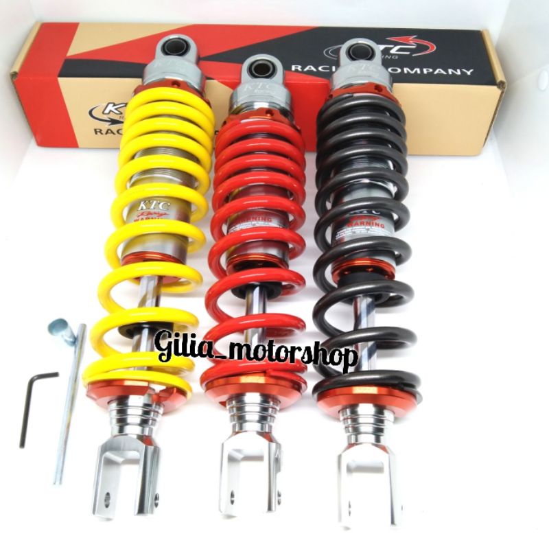 Shock KTC Racing 300mm &amp; 325mm Shock Belakang Matic KTC ORI Vario 125 Vario 150 Beat Fi Scoopy Fi