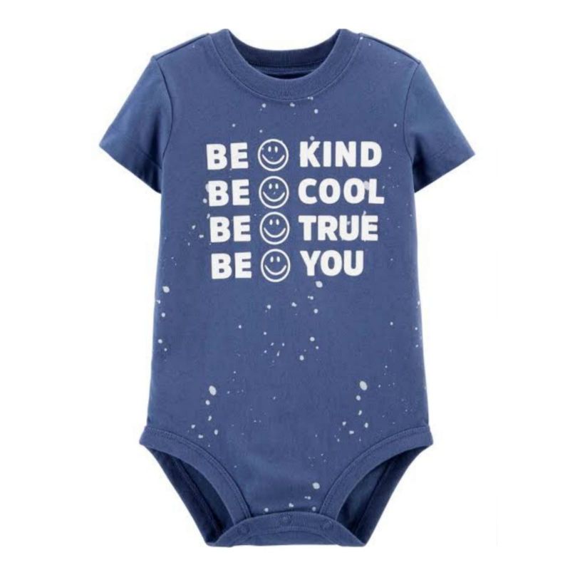 jumper anak bayi laki laki oshkh-Biru be kind