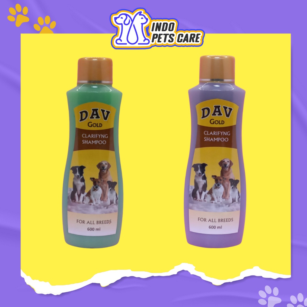 SHAMPO ANJING - DAV SHAMPOO 600ML- WANGI TAHAN LAMA, PH BALANCE MOISTURIZING MELEMBUTKAN BULU ANJING