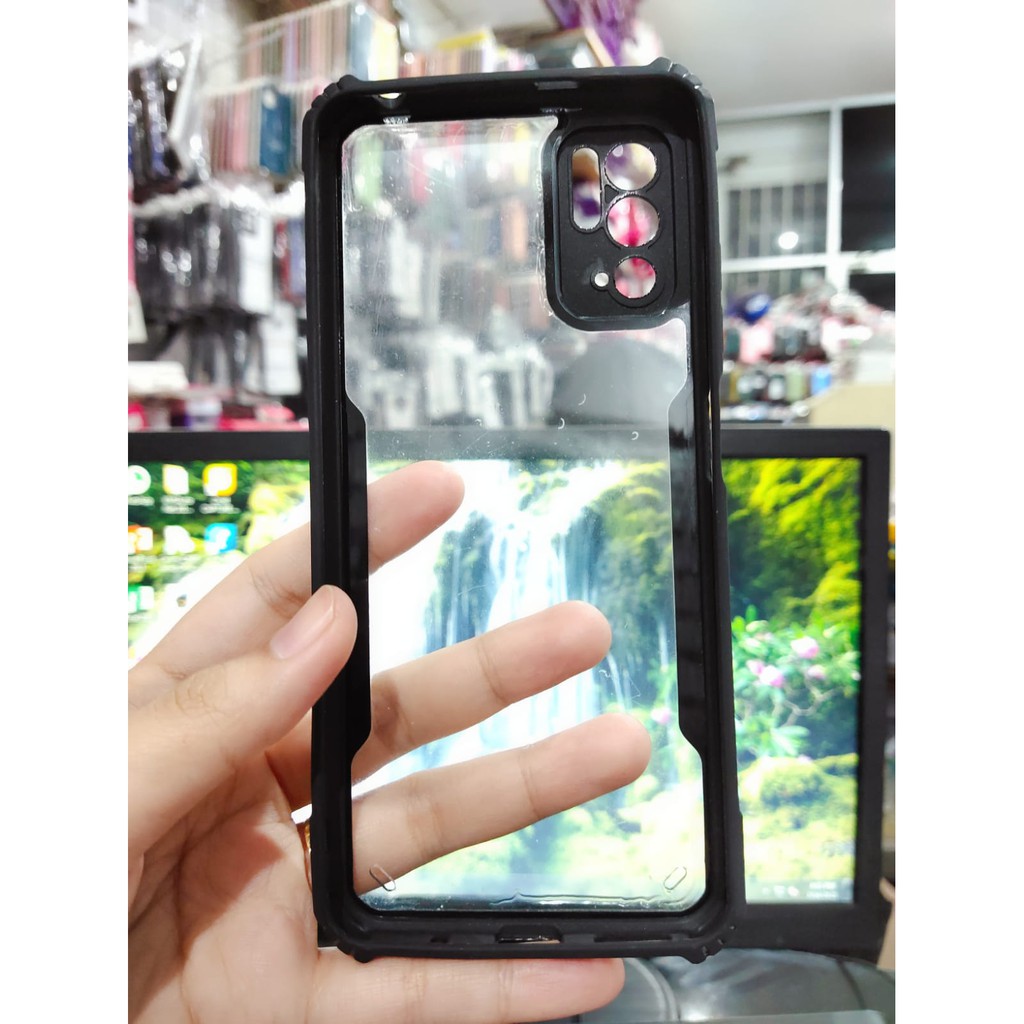 Anti Shocking Poco M3 Pro 5G X5 PRO Redmi Note10 5G RedmiNote10T 5G Hardcase Fusion List Hitam Acrylic Case