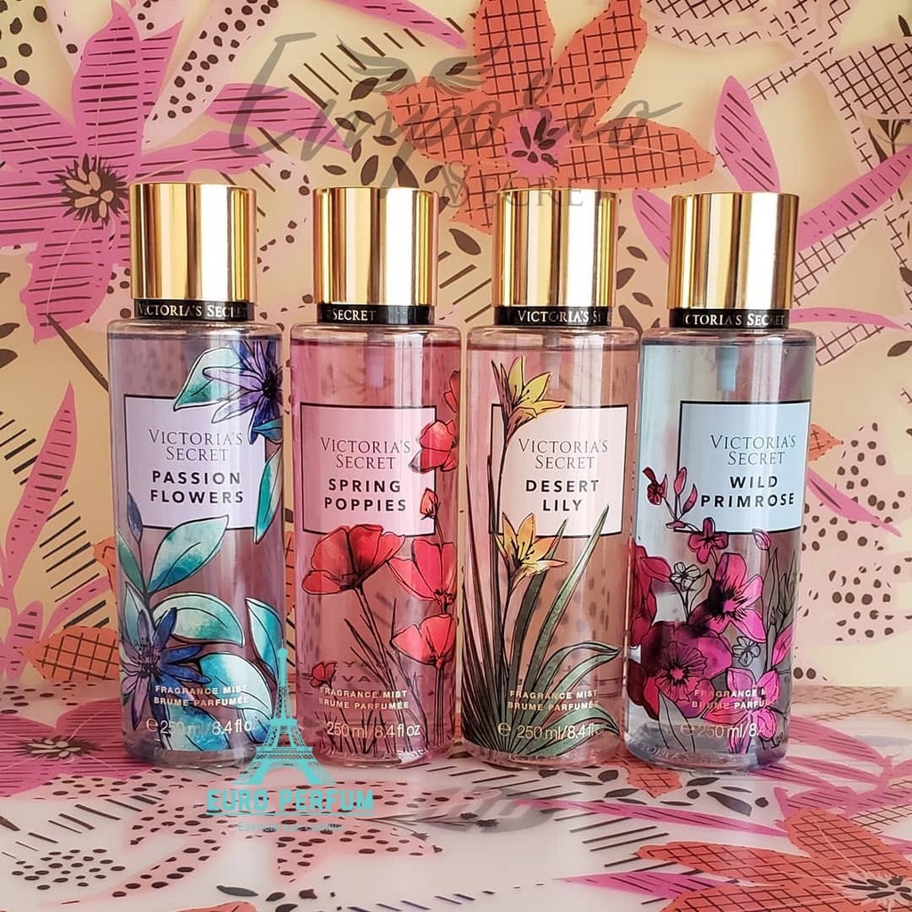 Jual VICTORIA SECRET BODY MIST WILD PRIMROSE / SPRING POPPIES / PASSION